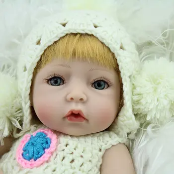 Naujas Rankų darbo Silikono vinilo žavinga Tikroviška bamblys Baby girl berniuko Žaislas Staigmena atgimusios lėlės Drabužius kūdikiams su Lėlės, Žaislai, Dovanos