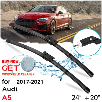Automobilių Peilio Priekinio Lango priekinio Stiklo Guma Silicio Papildymo Valytuvų Audi A5 2017-2021 LHD / RHD 24