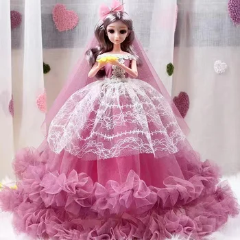 Princesė Nustatyti Dirbtinė Lėlė 45CM Mergina vaikų Namuose Parduotuvė Žaislų Gimtadienio Dovana