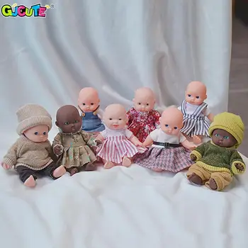 Mažai Kūdikių Miego Lėlė Mini Modeliavimo Atgimimo Pirštų Lėlės Reborn FingerBaby Bjd Mergina Žaislų ir Drabužių Priedai, Vaikų Dovanų