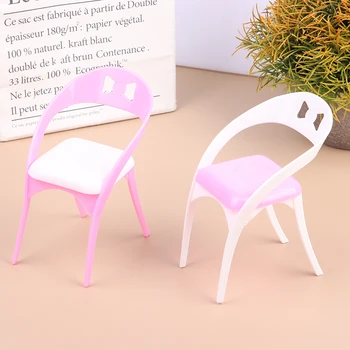 Miniatiūriniai lėlių DIY Baldai, Kėdės Modelis Priedai Modeliavimas Apdailos Mergina Žaislas