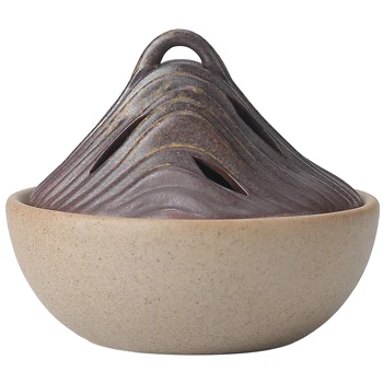 Kalnų Plokštė Smilkalų Degiklis Namų Patalpų Santalas Agarwood Keramikos Aromaterapija Viryklė Arbatos Keramikos Ornamentais Retro X711S