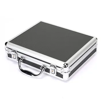 Nešiojamų aliuminio įrankių dėžė lauko saugos įranga atveju prietaisų dėžutė Lagaminą aparatūros laikymo dėžutė su pre-cut sponge 28CM