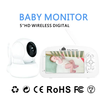 5 colių Elektroninių Kūdikio stebėjimo Stebėjimo Kamera, Vaizdo Auklė Kūdikių Stebėjimo Telefonas Bevielis Wifi Kūdikių Žiūrovais Fotoaparatas
