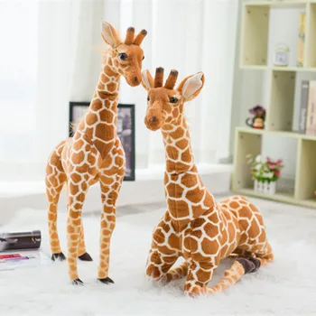 Naujas 120cm Milžinišką Realiame Gyvenime, Žirafa, Pliušiniai Žaislai Aukštos Kokybės Iškamšos, Minkštos Lėlės, Vaikams, Vaikų, Kūdikių Gimtadienio Dovana Kambario Dekoro