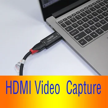 4K HDMI-suderinama Su USB 3.0 Filmavimo Kortelės Dongle 1080P 60fps HD Vaizdo įrašymas Grabber už OBS Užfiksuoti Žaidimo Kortelės Gyventi 2