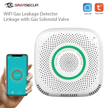 SMARSECUR WiFi DUJŲ Nuotėkio Detektorius Namų, Signalizacija Tuya Smart gyvenimo APP 