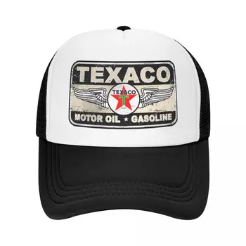 Custom Derliaus Texaco Pasirašyti Beisbolo Kepurė Vyrams, Moterims, Kvėpuojantis Sunkvežimio vairuotojas Hat Streetwear Snapback Kepurės Skrybėlės nuo Saulės 0