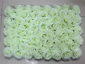 SPR EMS Nemokamas Pristatymas 60*40cm Dirbtinio šilko rožė gėlių sienos vestuvių fone, vejos/ramstis gėlių vidaus rinkos apdaila