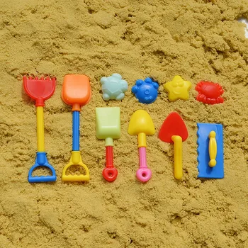 1/6 Miniatiūriniai Lėlių Paplūdimio Žaislai Ant Grėblio Smėlio Kasimo Įrankis, Doll House Dekoro OB11 Lėlės Priedai 4