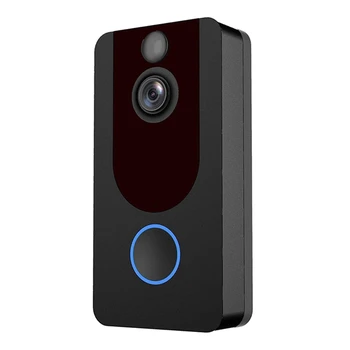 V7 HD 1080P Smart Wifi Vaizdo Doorbell Kamera, Vaizdo Domofonas Naktinio Matymo IP Durų Bell Belaidžio Saugumo Kamerų