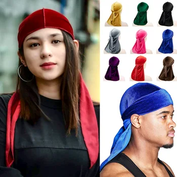 S23 Mados Baotou Skrybėlę Moterų 2021 Karšto Pardavimo Aksomo Ilga Uodega Pirate Hat Europos Ir Amerikos Hip-Hop Negabaritinių Turbaną Kaklaraištis