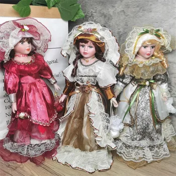 41cm rusijos Keraminės Lėlės Žaislas Namų Grožio Namai Dekoratyvinių Papuošalų Kolekcija Mergina