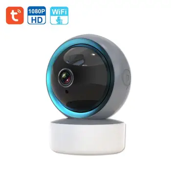 Tuya 1080P Stebėjimo Kameros Su Wifi Kamera, Smart Home Vaizdo Stebėjimo Kamera, IP Kamera, Naktinio Matymo Audio Baby Monitor