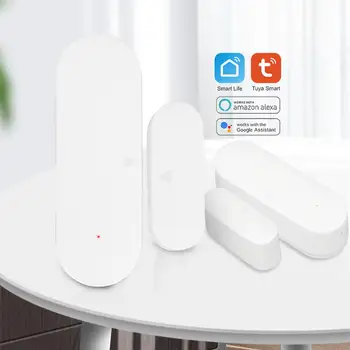 Tuya Smart Home WiFi Durys, Automatinės Langų Jutiklis Durų Suderinama Su Alexa, Google Namų Protingo Gyvenimo APP Apsaugos