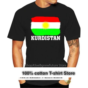 Vyrų Marškinėliai Kurdistano Kurdų Vėliavos Derliaus Nelaimę Amžiaus Atrodo Juokingi Marškinėliai Suvenyrinius Marškinėlius Moterims Vyrai Marškinėliai