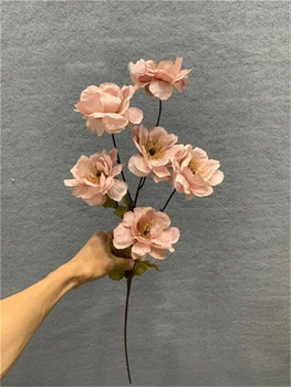 1 Vnt Dirbtinės Gėlės Netikrų Plastikinių Gėlių Puokštė Gardenia Namų Puošybai Šalies Office 