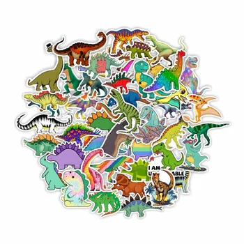 50PCS Gyvūnų Dinozaurų Juros periodo Animacinių filmų Cute Mados Grafiti Lipdukai Gitara Riedlentė Snieglenčių Bagažo Lipdukai Lipdukas F4