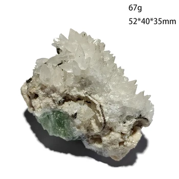 C5-7A Natūrali Žalioji Fluorito Pyrite Kalcitas Mineralinių Kristalų Mėginių Iš Jiangxi Provincijoje, Kinija