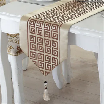 SBB Naujas Kinų stiliaus klasikinių Europos Prabangus arbatos stalo audinio 3 spalvų kratinys lino staltiesė vėliavos Mados decorat