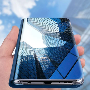 Smart Veidrodis, Flip Telefono dėklas Samsung Galaxy A12 A52 S21 S10 S9 S8 S20 FE Ultra 20 Pastaba 10 Lite 9 8 Plius S7 S10e Krašto Dangtis 0