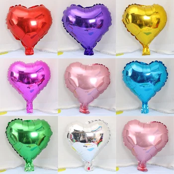 Širdies Aliuminio Folija Balionai Rose Gold Rožinis Balionas Meilės Gimtadienio Decration Romantiška Valentino Dieną Helio Folija Ballon