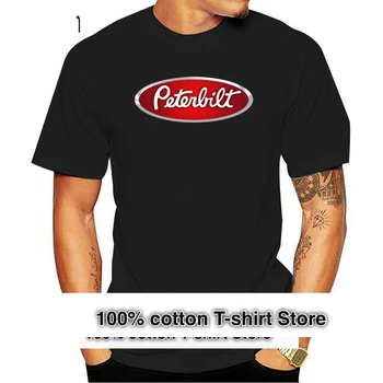Naujų Sunkvežimių Klasikinis Logotipas Maniakas Peterbilt Motosport Trucker T Shirt Mens S - 3xl trumpomis Rankovėmis 100% Medvilnė Vyras Tee Viršūnės 0