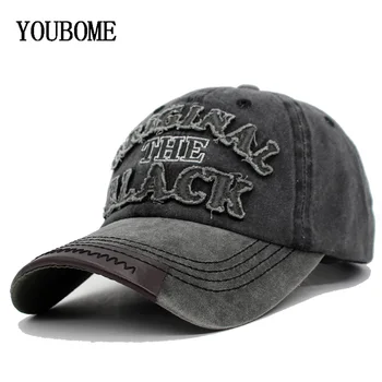 YOUBOME Vyrų Snapback Beisbolo kepuraitę Moterų Naujos Prekės Kepurės Kepurės Vyrams Trucker Medvilnės Casquette Kaulų Vyrų Tėtis Laišką Juoda Kepurė Hat 0