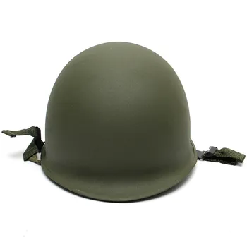 Nauji Karšto Pardavimo Aukštos Kokybės Universalus Nešiojamų Karinės Plieno M1 Šalmas Taktinis Apsaugos Armijos Įrangos Srityje Green Šalmas 2