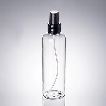 Kinijos tiekėjų, purkšti kvepalų buteliukai 250ml, aišku, kosmetikos pakuotės, pet butelių daugkartiniai
