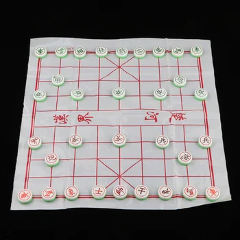 Kinų Šachmatai-XiangQi Nešiojamų Vaikų Šachmatų Galvosūkių Žaidimas Playset