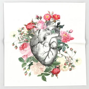 Jos Rožės Širdies Anatomijos Ant Šviesiai Rausvos Gėlės Žmogaus Organų Mesti Romantiška Flanelė, Antklodė, Gražus Dekoras Ultra Minkštas Dovana