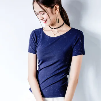 Klasikinis vasarą karšta-pardavimo aukštos kokybės orui trumparankoviai laisvalaikio moterų minkštas marškinėliai