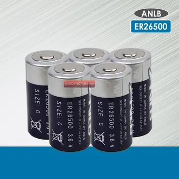 5vnt/daug Naujos Originalios ANLB 3,6 V ER26500 ličio Baterija su 9000mAh gebėjimus smart kortelė skaitiklis