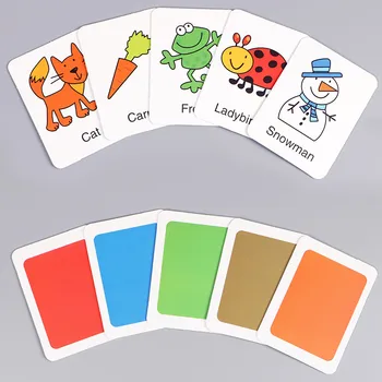 Pažinimo kortelės Mokytis anglų kalbos Žodis Dėlionės Žaislas, vaikas Švietimo Žaislai, Kūdikių Raštingumo Žaidimo, Mokymosi Korteles Gyvūnų grafikos spalva 0
