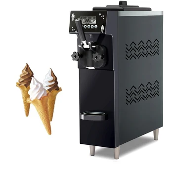 Restoranas Lentelės Viršuje Minkštas Tarnauti Ledų gaminimo Mašinos Verslo Pardavimui 아이스크림 기계