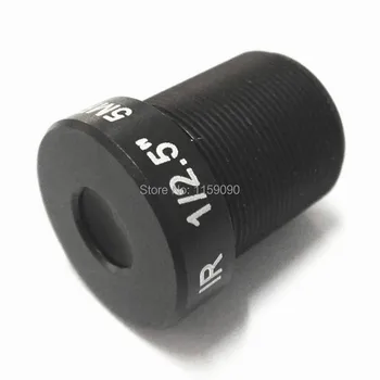 2VNT 6mm IR Valdybos CCTV Lens 5MP HD Fiksuotojo Iris M12*0,5 Saugumo IP Kameros 0