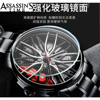 Assassin'sTime europos sąjungos Oficialusis autentiški visiškai automatinis judėjimo žiūrėti Vyrų vandeniui varantys stilius ne mechaninis laikrodis laikrodžiai kinija 1