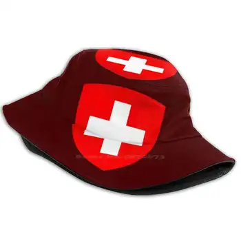 Šveicarijos Herbas Žvejybos, Medžioklės Laipiojimo Bžūp Žvejys Skrybėlės Šveicarijos Šveicarijos Kailis Ginklų Vėliavos Kietas Tėvynės Modelis