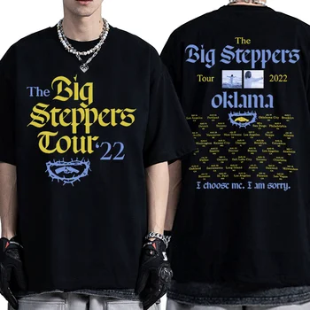 Reperis Kendrick Lamar Marškinėliai Ponas Nuotaika & Big Steperiai Kelionių 2022 Spausdinti Trumpomis Rankovėmis T-Shirt Vyrams, Moterims, Hip-Hop Streetwear