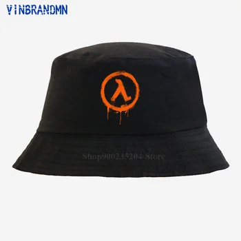 Naujas summmer Derliaus Splash dizaino Augimas Ir Blizgesį Žvejybos hat Retro Half-life saulės skrybėlę Gordon Freeman Half Life 2 kibirą kietas skrybėlės 0