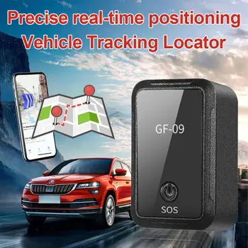 GF09 GPS Tracker Nuotolinio Klausytis Mini Transporto priemonių GPS Tracker Real Time Sekimo Įrenginys Senas Ir Vaikų Anti-Lost Locator SOS Skambutis