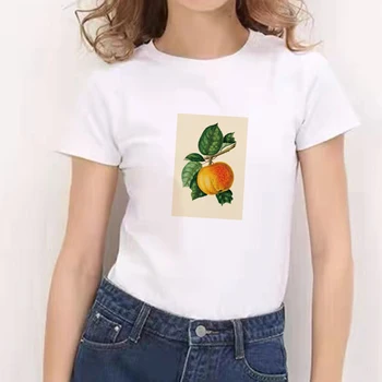 Drabužiai, Marškinėliai, Moteriški Ponios Grafinis Moterų Tee Marškinėliai Persikų Atspausdintas Trumpas Rankovėmis Tee Kawaii Grafinis Womens 0