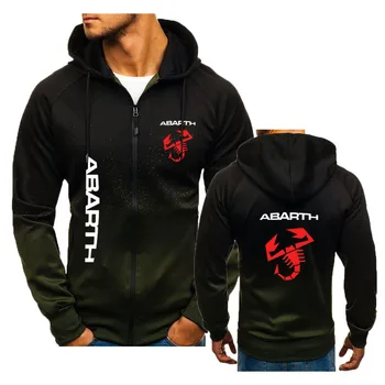 Nauja vyriškų megztinių abarth logotipas spausdinti Hip-Hop Sportiniai Medvilnės Vyrų Hoodie Aukštos Kokybės Atsitiktinis Sporto Vyrų Hoodie