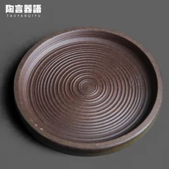 Senovinių keramikos puodą pagalvėlė medienos degimo gaisro ženklai glazūra, atleidimas dievo žvėris totem temą modelis kung fu arbatos ceremonija arbatinukas bazės 3