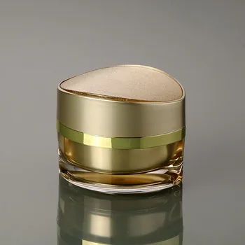 50G aukso akių forma jar puodą alavo butelis esmė/gelis/kremas/dieną naktinis kremas serumas balinimo kosmetikos pakuotės plastikinės jar