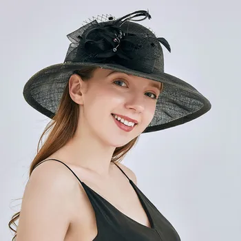 Hat Moterų Vasaros Apsauga nuo Saulės, Lininės Kepurės Retro Saulės Japonų Saulės Šešėlių Lady Bžūp Moterų Anti-UV Elegantiškas Skydelis Kepurės H6518 0