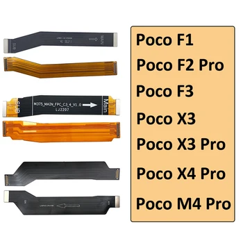 Originalus Naujas Xiaomi Mi Poco F1 F2 F3 X3 X4 M4 Pro 4G 5G Pagrindinė Pagrindinė Plokštė Flex Kabelis atsarginės dalys