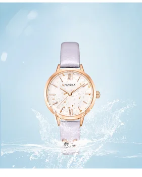 PANMILA Moterų Laikrodžiai Rose Gold Prabangos Paprasta Visų rungtynių Moterys Kvarcinis Laikrodis Reloj Mujer Laikrodis Relogio Feminino