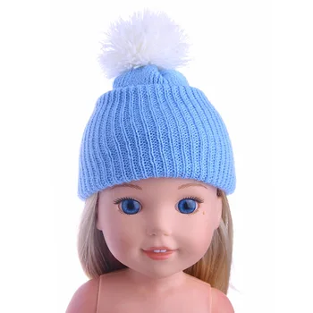 Geriausias saldžių Dovanų mėlyna skrybėlė Amerikos 14.5 colių Wellie Wisher lėlės priedai